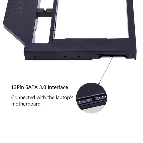 Caddy Sata 12.7mm Para Agregar A Portatil Otro Hdd 2.5 O Ssd