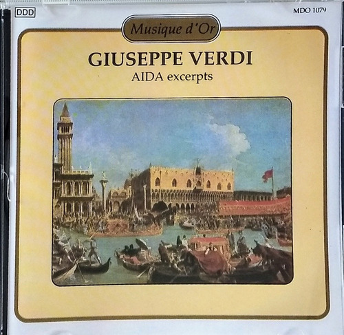 Música Clásica Cd Nuevo Giuseppe Verdi Aida  11 Temas D D D