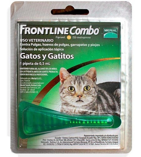 Frontline Gatos Y Gatitos 1.2+kg (antipulgas, Garrapatas)