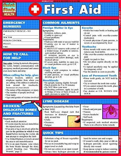 Book : First Aid (quick Study Health) - Barcharts, Inc.