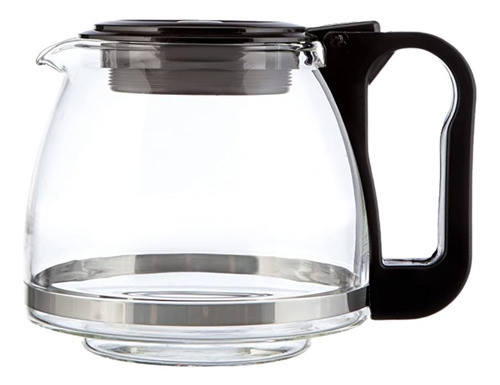 Imagen 6 de 10 de Vaso Jarra Conico De Vidrio Para Cafetera Tapa Regulable