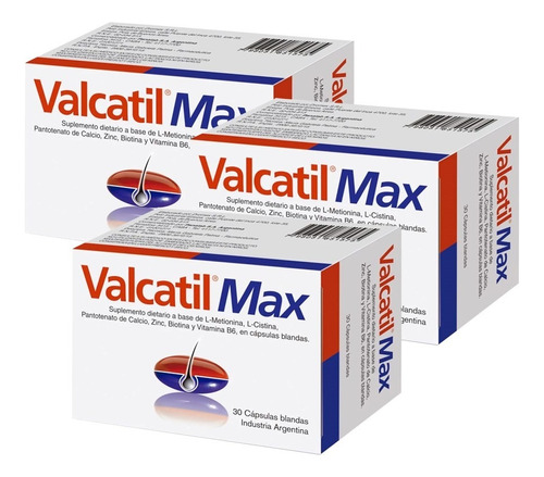 Valcatil Max Capsulas Blandas X 30 Combo X 3 