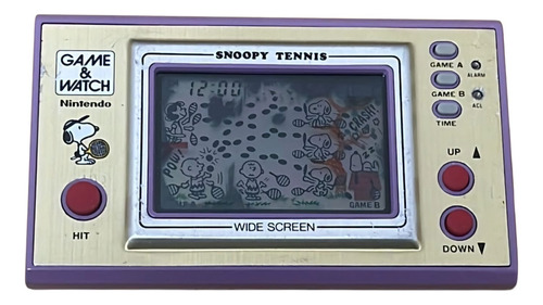 Nintendo Game Watch Snoopy Tennis Violeta (Usado)