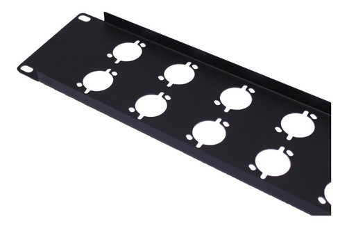 Painel Régua 2u 16 Conectores Xlr Canon - Padrão Rack 19