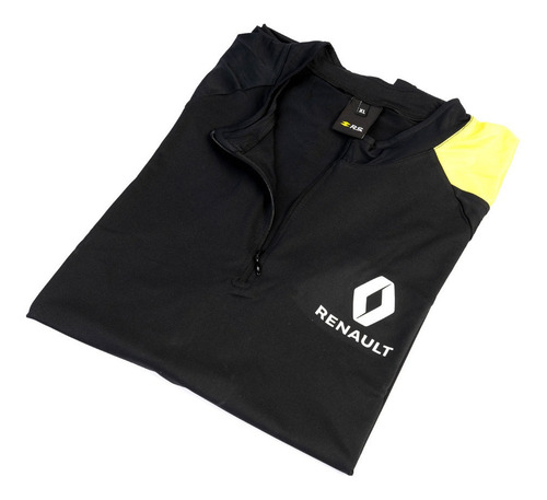 Imagen 7 de 9 de Chomba Rs Manga Amarilla T:xl Boutique Renault