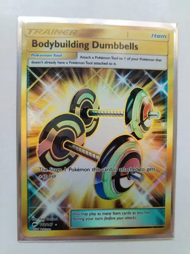 Bodybuilding Dumbbells - 161/147 - Secret Rare Pokemontcg