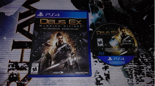 Deus Ex Manking Divided Completo Play Station 4,excelente