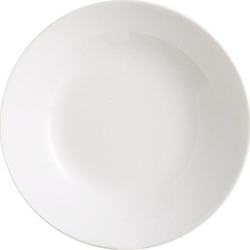 Plato Hondo 20cm Blanco Zelie Arcopal Luminarc Juego X 12