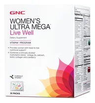 Comprar Multivitamínico Ultra Mega Live Well Vitapak Gnc 30 Packs