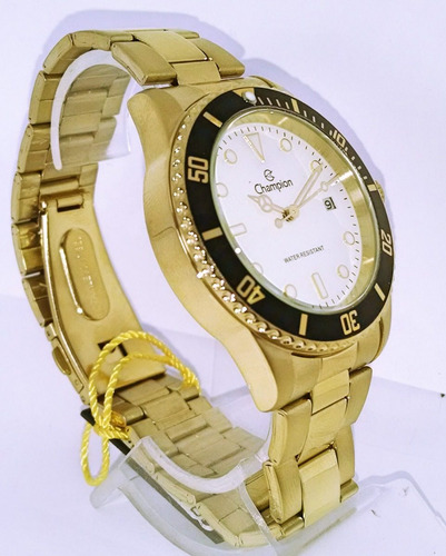 Relogio Masculino Champion Dourado De Vitrine Ca31266h