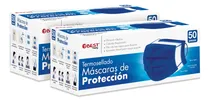 Comprar 100 Cubrebocas Tapabocas Tricapa Termosellado Tapabocas 