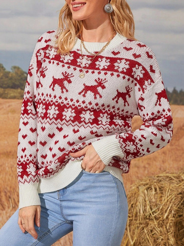 Suéter Navideño De Navidad Ugly Sweater Christmas Tejido 11