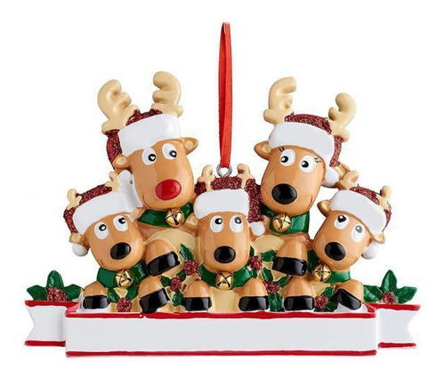 6 Paquete De 5-6 Adornos Para Árbol De Navidad, 6 Piezas