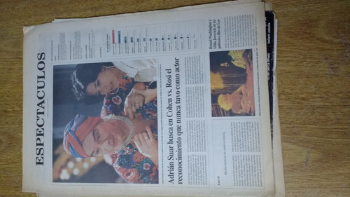 Diario Perfil 1998 Espectaculos Adrian Suar En Cohen Vs Ros