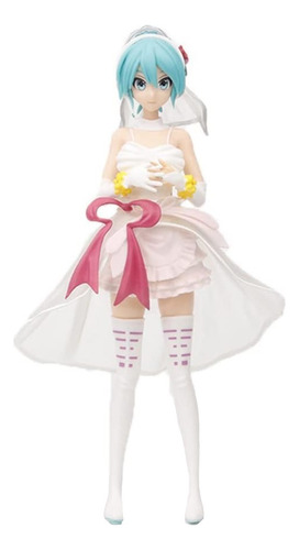 Figura Miku Hatsune En Vestido De Novia - Importada