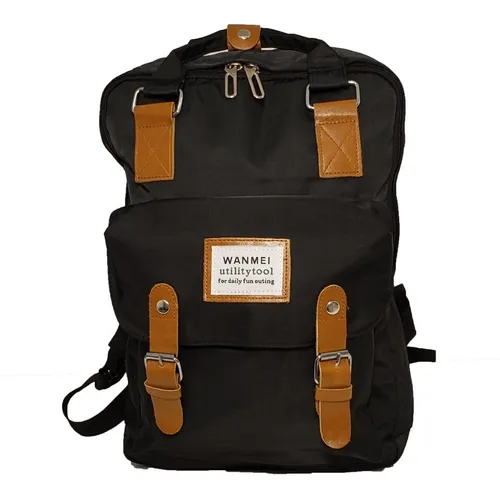 Mochila negra vestir hotsell