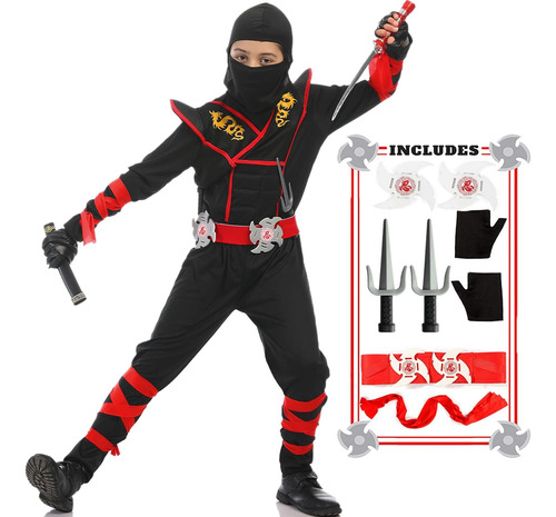 Disfraz De Ninja Satkull Para Niños Y Niñas, Disfraz De Ninj