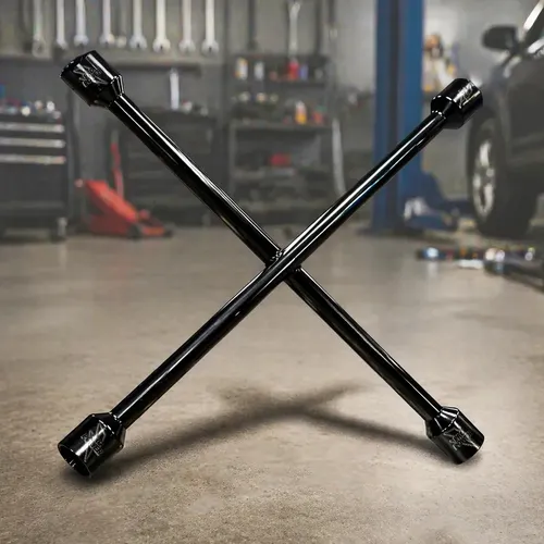 Chave De Roda Cruz 17 19 21 23mm Aço Q235 Automotiva Apertar Soltar Porcas Pneus Carro Utilitário Oficina Manutenção Ferramenta Resistente