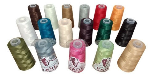 Hilo Poliester Texturizado P/overlock Cono 130gr Vahe X 1uni Color 90 Marron Oscuro