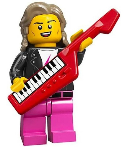 Rockero Musico De Los 80's Minifigura Serie 20 Lego 71027