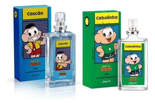 Kit Perfume Cebolinha e Cascão Jequiti 25ml