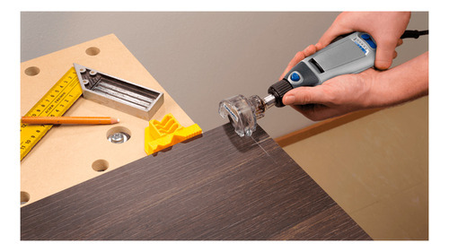 Mini Sierra Circular Dremel 670 Para Minitorno + Disco Rex Color Gris