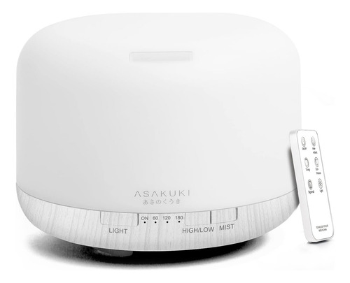 Asakuki 500ml Premium, Difusor De Aceites Esenciales Con Con