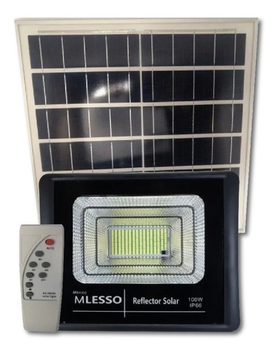 Reflector Solar 100w - Ip66 - 6500k Luz Fria - 30 000 Hrs