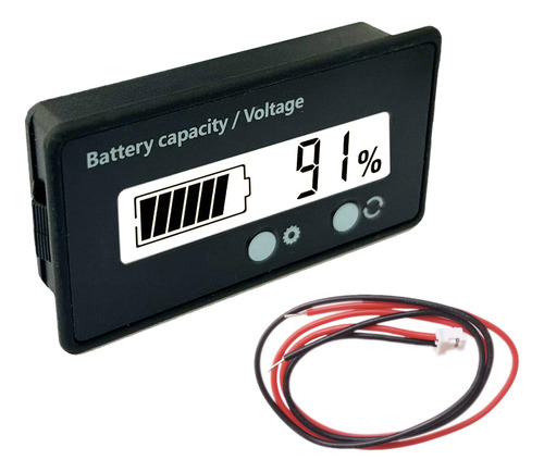 Proshopping Medidor De Bateria Cc De 36 V, Indicador De Volt