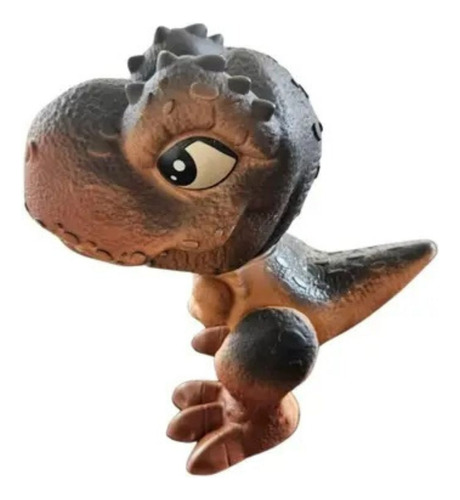 Mini Dino T-rex Preto Na Casinha Jurassic Word - Pupee