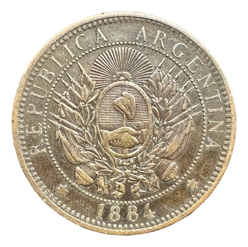 Argentina - 2 Centavos - Año 1884 - Cj #26 - Km #33 - (*)