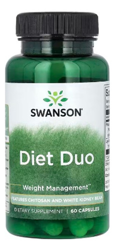 Swanson Duo Dietetico Control De Peso 60caps Sabor Sin Sabor