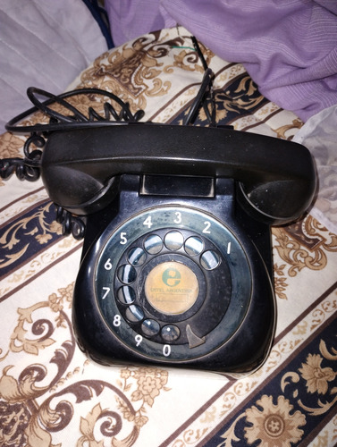 Entel Teléfono Antiguo Color Negro Modelo Classic Negro (Usado)