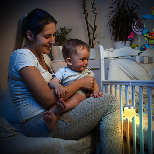 Luz Noturna: Lâmpada Que Muda De Cor Com Controle Remoto E