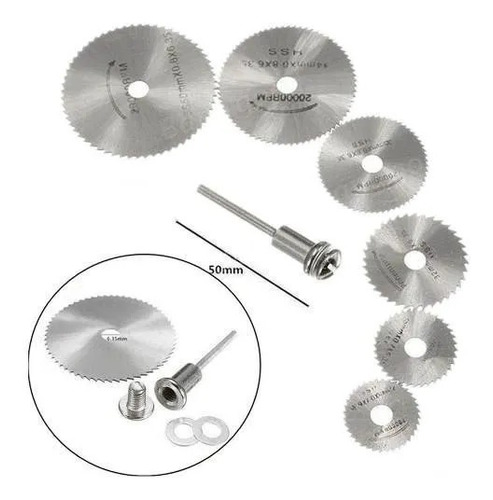 Imagen 1 de 1 de 10 Discos Diamantados 22 Mm Mini Sierras Puntas Diamantada