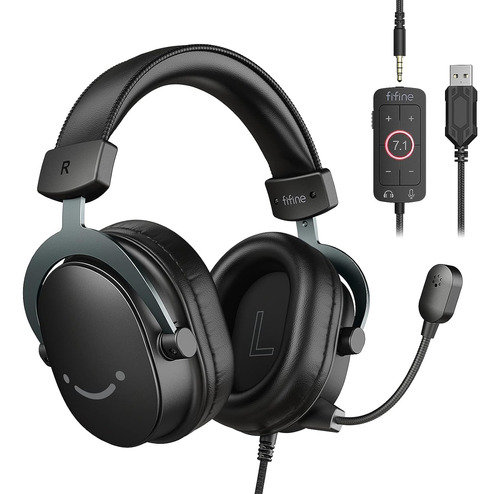 Auriculares Videojuegos Gamers.sonido Envolvente. Negros.