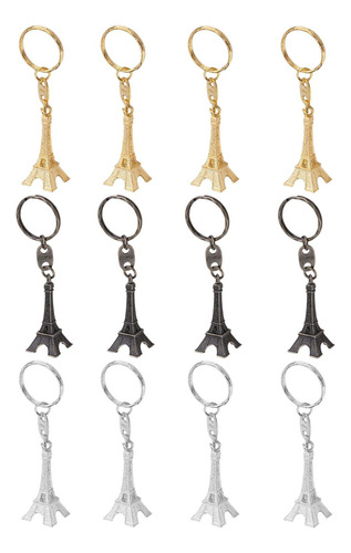 12pçs Mini Chaveiro Modelo Paris, Lembranças Francesas,