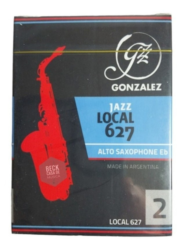 Cañas Saxo Alto Gonzalez Jazz Local 627 10 Unidades Medidas