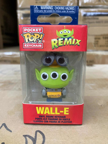 Llavero Wall-e AlĂen Remix Disney Eva Funko Pop Original