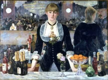 Edouard Manet - Un Bar Del Folies Bergere - Lámina 45x30 Cm.
