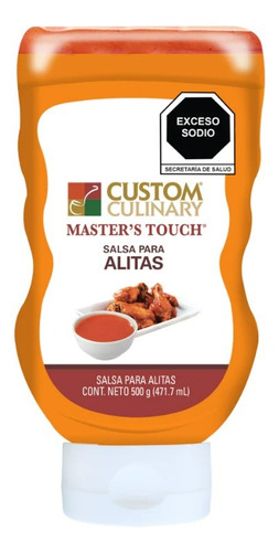 Salsa Para Alitas 500g Custom Culinary Bufalo Apachurrable