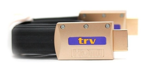 Cable Hdmi Trv 3metros Full Hd 3d 4k Conector Bañado Oro 24k !!!! 