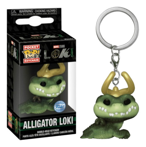 Funko Pop! Pocket Keychain Original Marvel Alligator Loki 