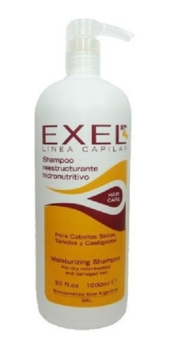 Shampoo Hidronutritivo Reestructurante Cabello Seco Exel 1 L