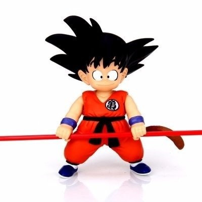 Dragon Ball Son Goku Niño Con Baculo Y Cola 21cm