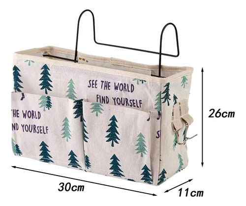 . Bolsa De Almacenamiento For Cabecera De Cama, Organizador,
