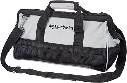 Bolso Herramientas 16  Negro/gris Amazon Basics