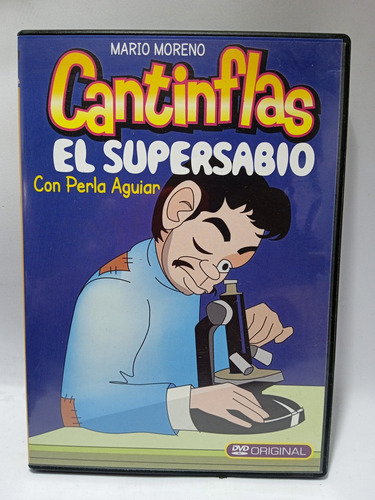 Imagen 1 de 4 de Cantinflas El Super Sabio - Perla Aguilar - Dvd - Comedía