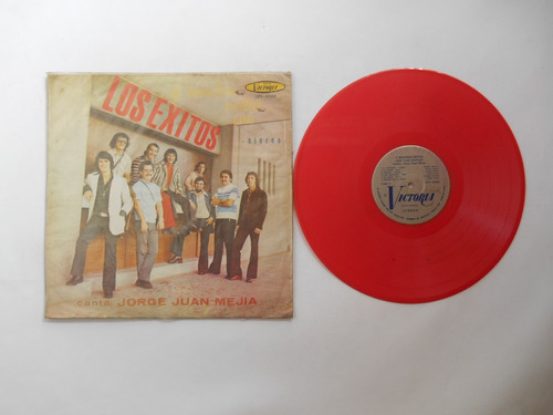 Los Exitos Jorge Juan Mejia Y Muchos Exitos Rojo Vinilo 1973