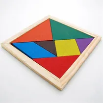 Comprar Puzzle De Ingenio Tangram Rompecabezas 7 Piezas  Didáctico 